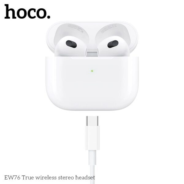 6942007631785-2 Hoco EW76 True wireless stereo headset white