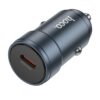 Hoco Z57 Glorious single-port PD30W car charger set(C to iP) metal gray