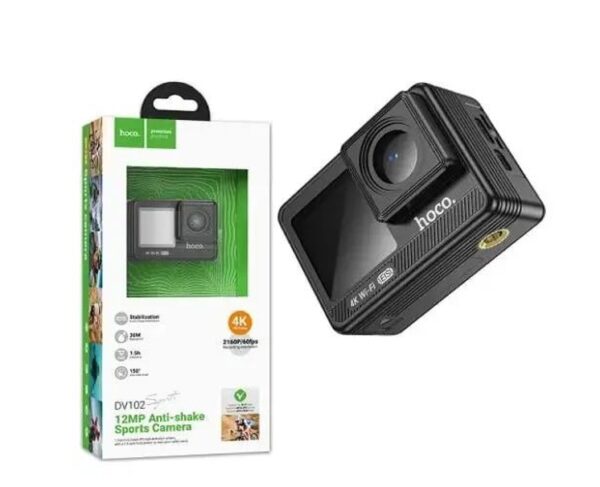 Hoco DV102 4K anti-shake sports camera black