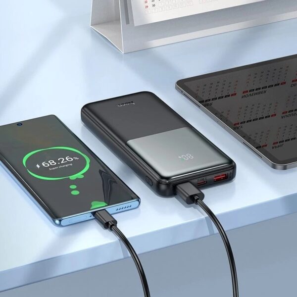 Hoco J136 Sirui 22.5W+PD20W fully compatible power bank(10000mAh) black
