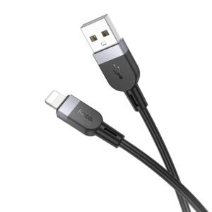 Hoco X109 Energy silicone charging data cable iP(L=3M) black