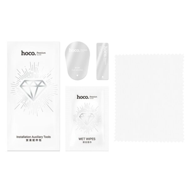 Hoco Engraved 3D HD tempered glass 0.15mm iP16 Plus(A39) black