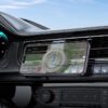Hoco H59 Show ring magnetic car holder(L air outlet) black metal gray
