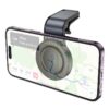 Hoco H59 Show ring magnetic car holder(L air outlet) black metal gray