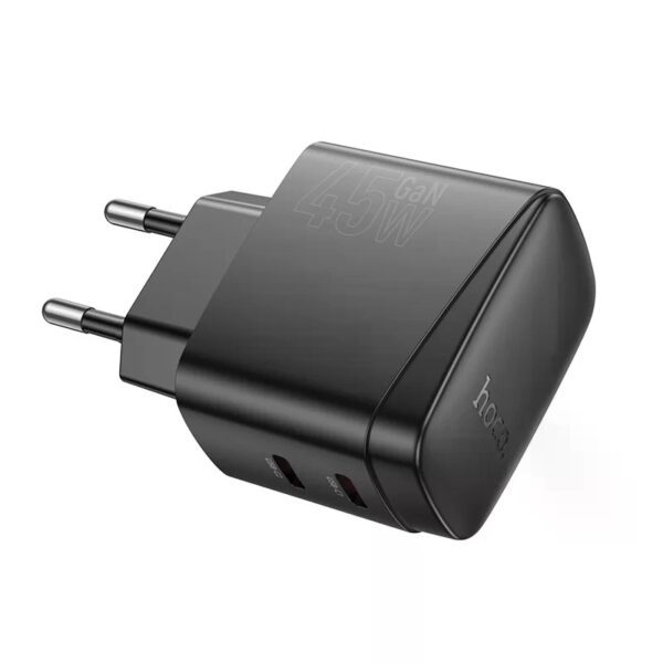 Hoco CS62A Bright PD45W(2C) charger(EU) black