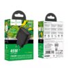 Hoco CS62A Bright PD45W(2C) charger(EU) black