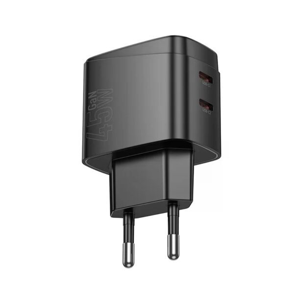 Hoco CS62A Bright PD45W(2C) charger(EU) black