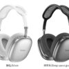 Hoco W55 Plus Happiness ANC noise reduction BT headphones silver