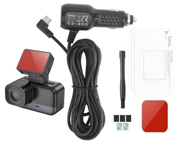 6942007638630-3 Hoco DV10 mini screen dashcam black
