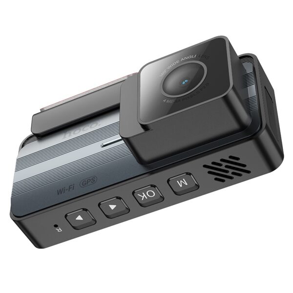 6942007640169-3 Hoco DV11 driving recorder 2K display GPS silvery gray