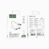 Hoco DUP08 Stream dual Type-C digital audio converter white