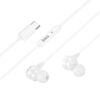 6942007644983 Hoco M116 Benevolent universal digital earphones with microphone Type-C white