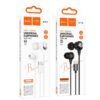 6942007644983-3 Hoco M116 Benevolent universal digital earphones with microphone Type-C white