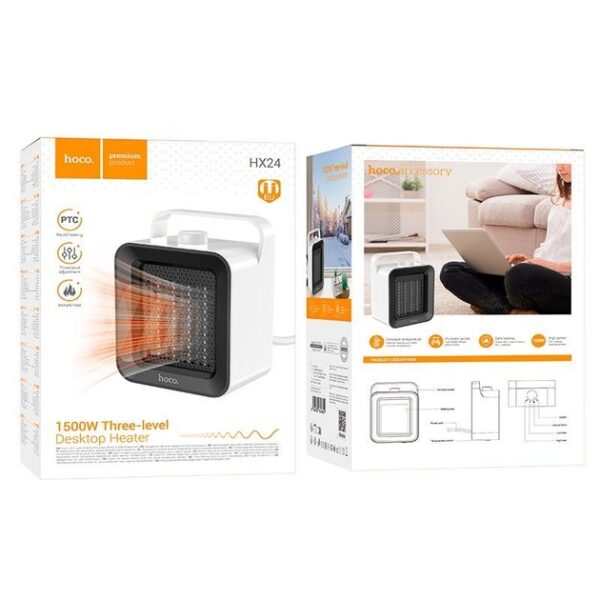 Hoco HX24 1500W heater(EU) white