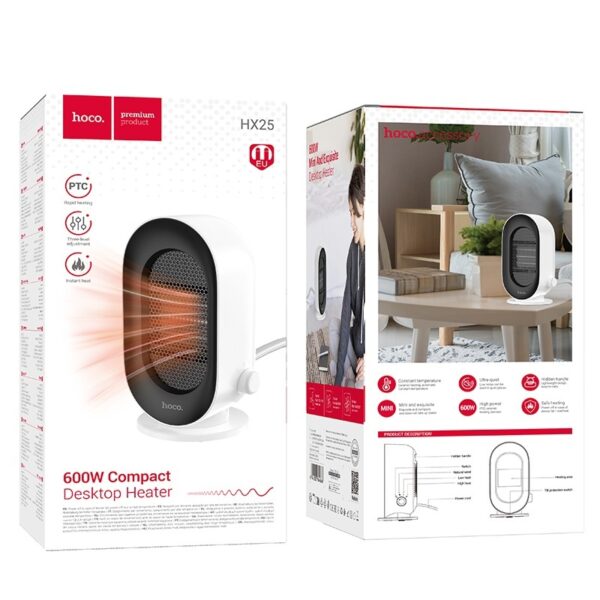 Hoco HX25 600W heater(EU) white