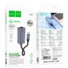 Hoco UA37 Type-C ethernet adapter(1000 Mbps) metal gray