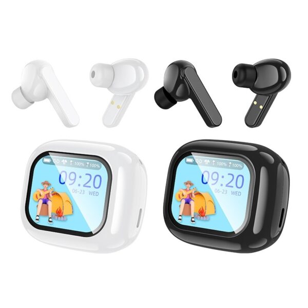 Hoco DES53 Enthusiast BT headset with smart touch screen black