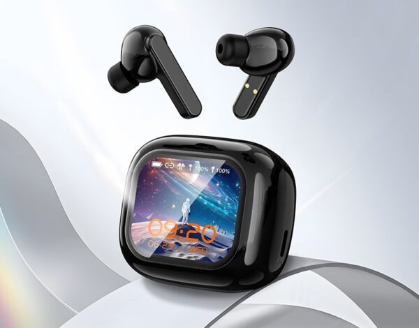 Hoco DES53 Enthusiast BT headset with smart touch screen black