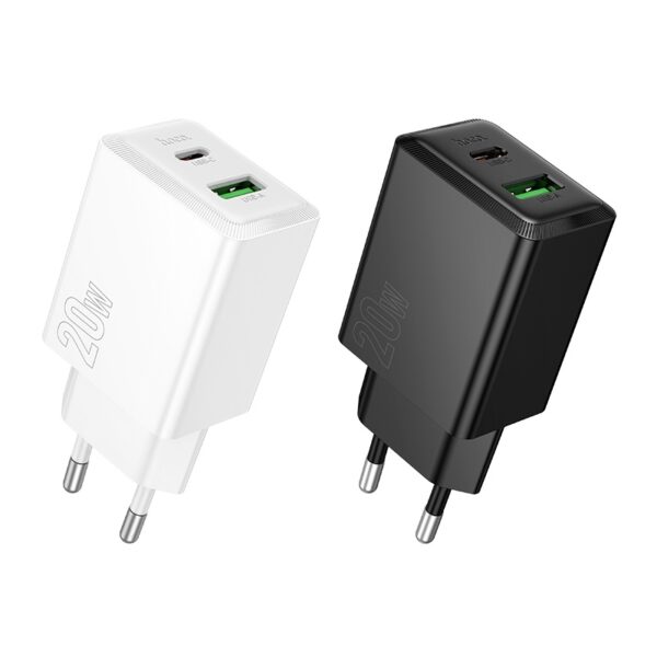 6942007651257-2(1) Hoco N69 Nuevo PD20W+QC3.0 charger(EU) black