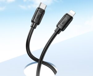 Hoco X115 Surpass PD27W fast charging data cable iP black
