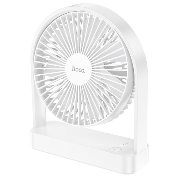 6942007652667 Hoco HX65 ultra-thin desktop fan white