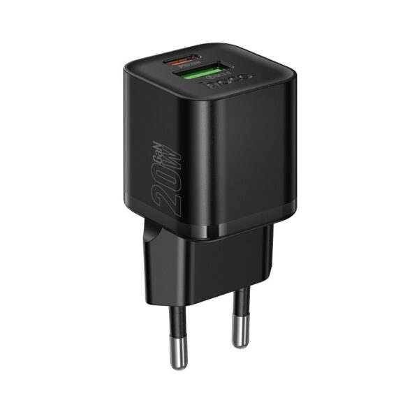 Hoco N65 Ingenious PD20W+QC3.0 charger(EU) black