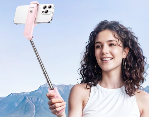 Hoco DYY03 Cool mini pocket selfie stick pink