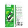 Hoco X119 Energy charging data cable Type-C(packaged) black