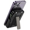 Hoco Q48 Core PD20W magnetic power bank with cable+watch charger+holder(10000mAh) black