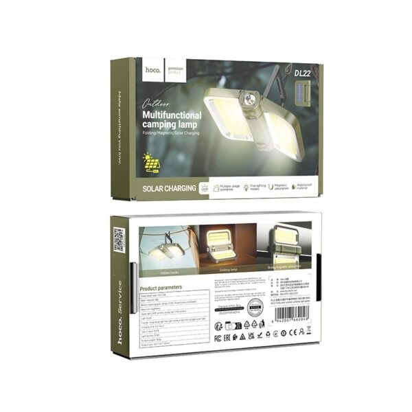 Hoco DL22 Firefly solar outdoor camping light green