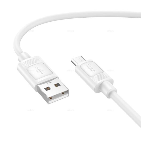 Hoco X122 Benefit silicone charging data cable Micro(packaged) black