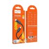 6942007662246-2 Hoco X122 Benefit 60W silicone charging data cable C to C(packaged) black