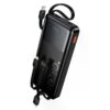Hoco J156 Founder 22.5W+PD20W fully compatible power bank with four cables(10000mAh) black