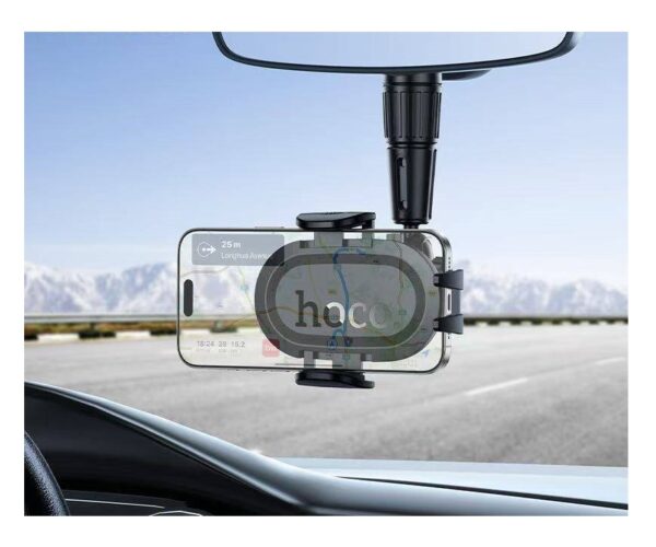Hoco H88 Rally ultra-thin car holder(rear view mirror) black
