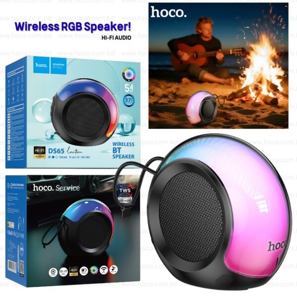 Hoco DS65 Lantern BT speaker black