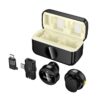 6942007663151-2 Hoco L22 Bright 2-in-1 wireless microphone with case(iP/Type-C) black