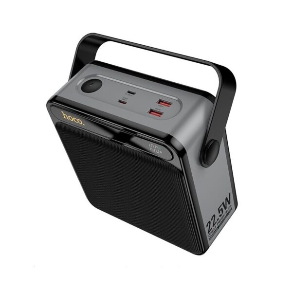 6942007663625-2 Hoco J161 Power 22.5W+PD20W fully compatible power bank with lighting(80000mAh) black and gray