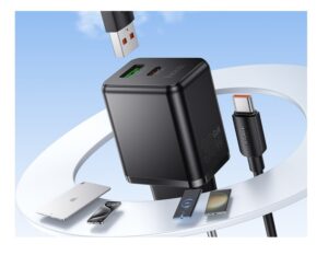 6942007663854 Hoco C157A Smart PD30W+QC3.0 multi-protocol charger set(Type-C)(EU) black