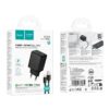 Hoco C157A Smart PD30W+QC3.0 multi-protocol charger set(Type-C)(EU) black