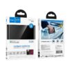 Hoco E91G Tiger smart anti-lost passport cover(wireless charging model) black
