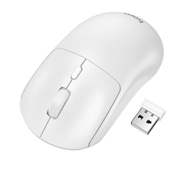 Hoco GM42 Platino 2.4G wireless mouse white