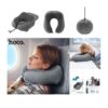Hoco HX70 slow rebound memory foam U-shaped pillow black