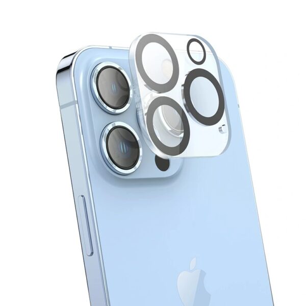 Hoco 3D metal frame lens film iP15/15 Plus(V13) black
