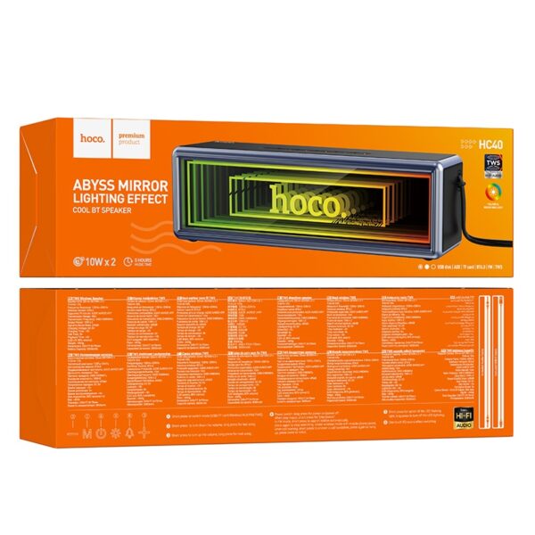 Hoco HC40 Luz sports BT speaker black