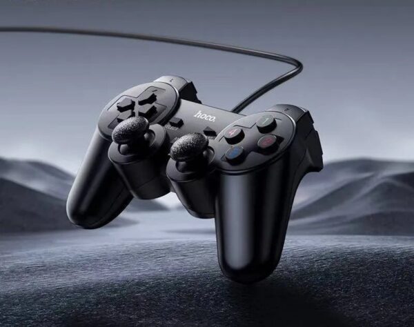 6942007666619 Hoco GA3 Fast link wired game controller black