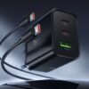 Hoco N75 Grande 65W(2C1A) charger(EU) black