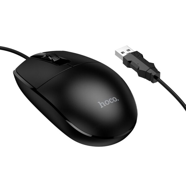 Hoco GM50 League business wired mouse black
