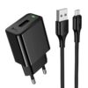 6942007670982-2 Hoco CS91A Leader single-port charger set(Micro)(EU) black