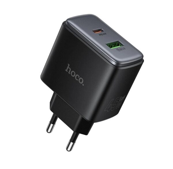 6942007671965 Hoco C158A Upgrade PD45W(1C1A) charger(EU) black
