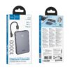 Hoco J170 Starlight 22.5W+PD20W fully compatible power bank with cable(10000mAh) metal gray